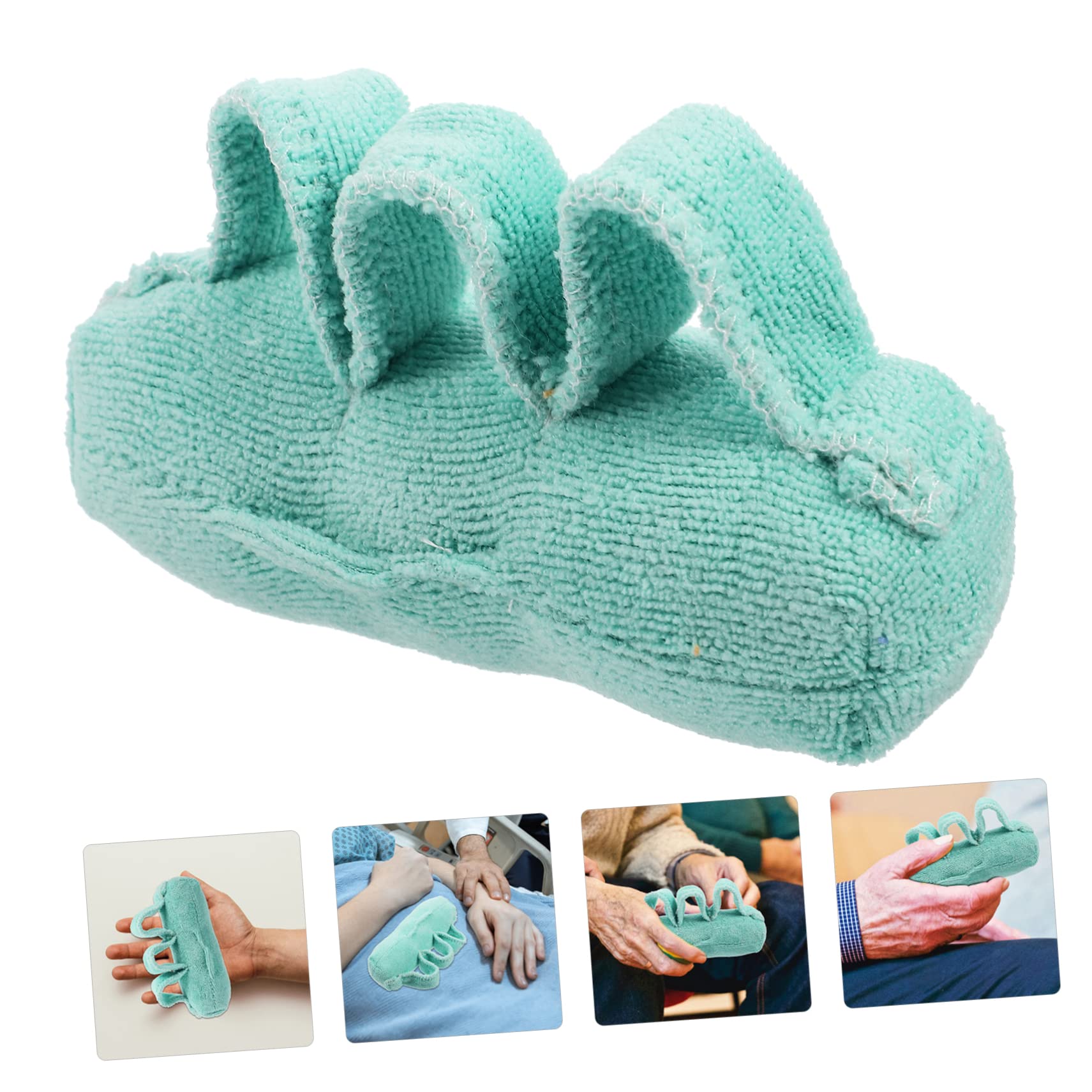 Gogogmee 2pcs Finger Training Mat Comfortable Palm Protector Strengthening Finger Exerciser Bedridden Use