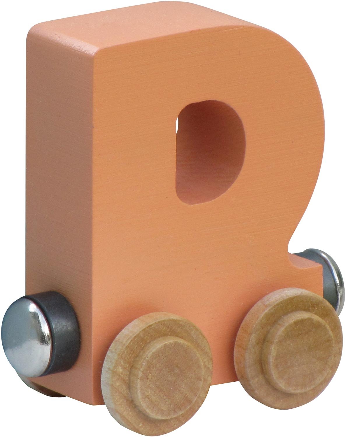 Maple Landmark NameTrain Pastel Letter Car N - Made in USA (Yellow)