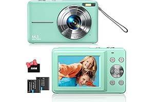 aasonida Kids Digital Camera with SD Memory Card Autofocus Anti-Shake Photography Camera