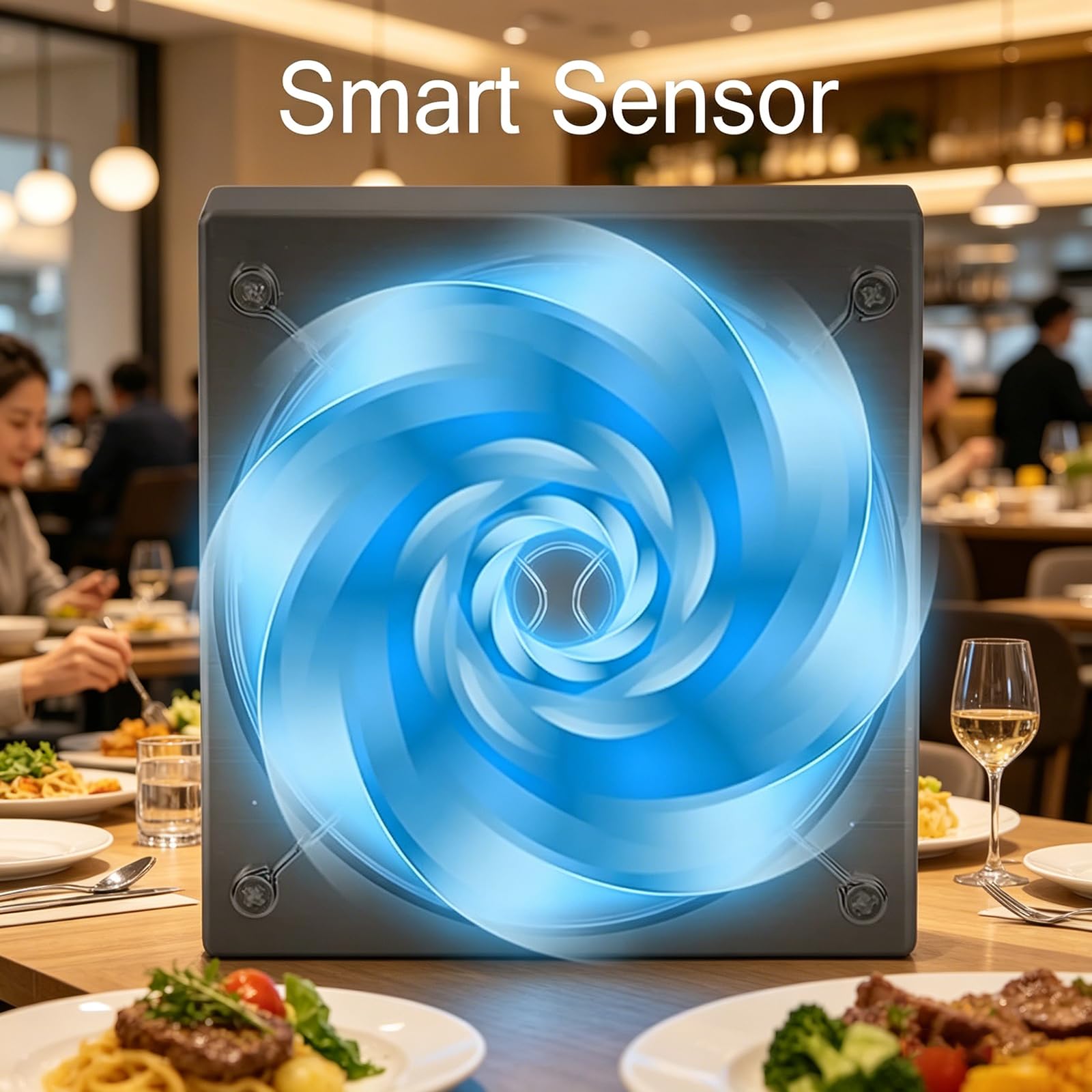 Piastra Automatica per Waffle da 30 W con induzione, Raffreddamento rapido e dissipazione del Calore, Ideale per Fast Food, ristoranti e Snack Bar - Perfetta per delizios,