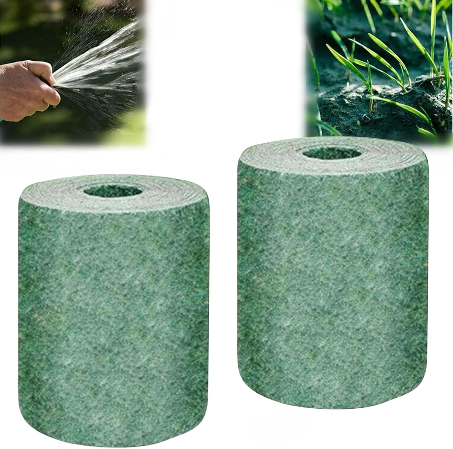 Cohbskj Biodegradable Grass Seed Mat Rolls, Grass Seed Mat
