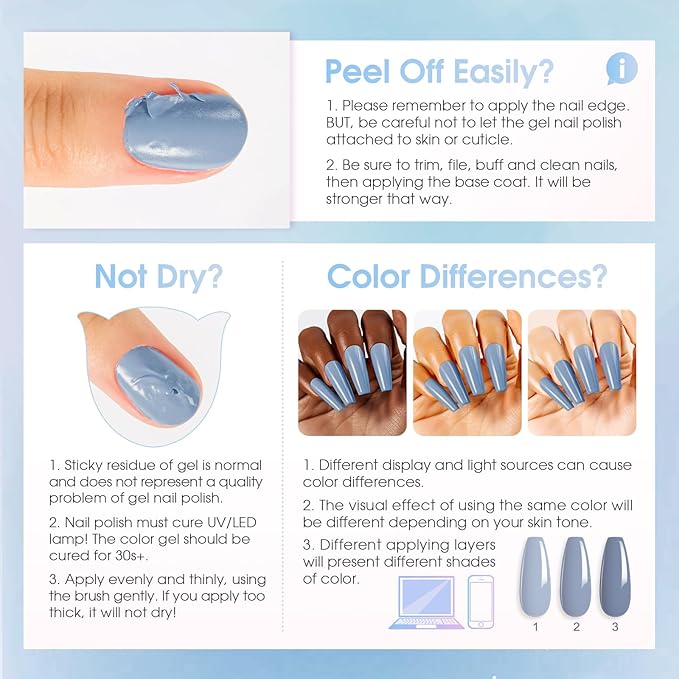 Juego de 25 Esmaltes de Uñas Gel ROSALIND miniatura 7