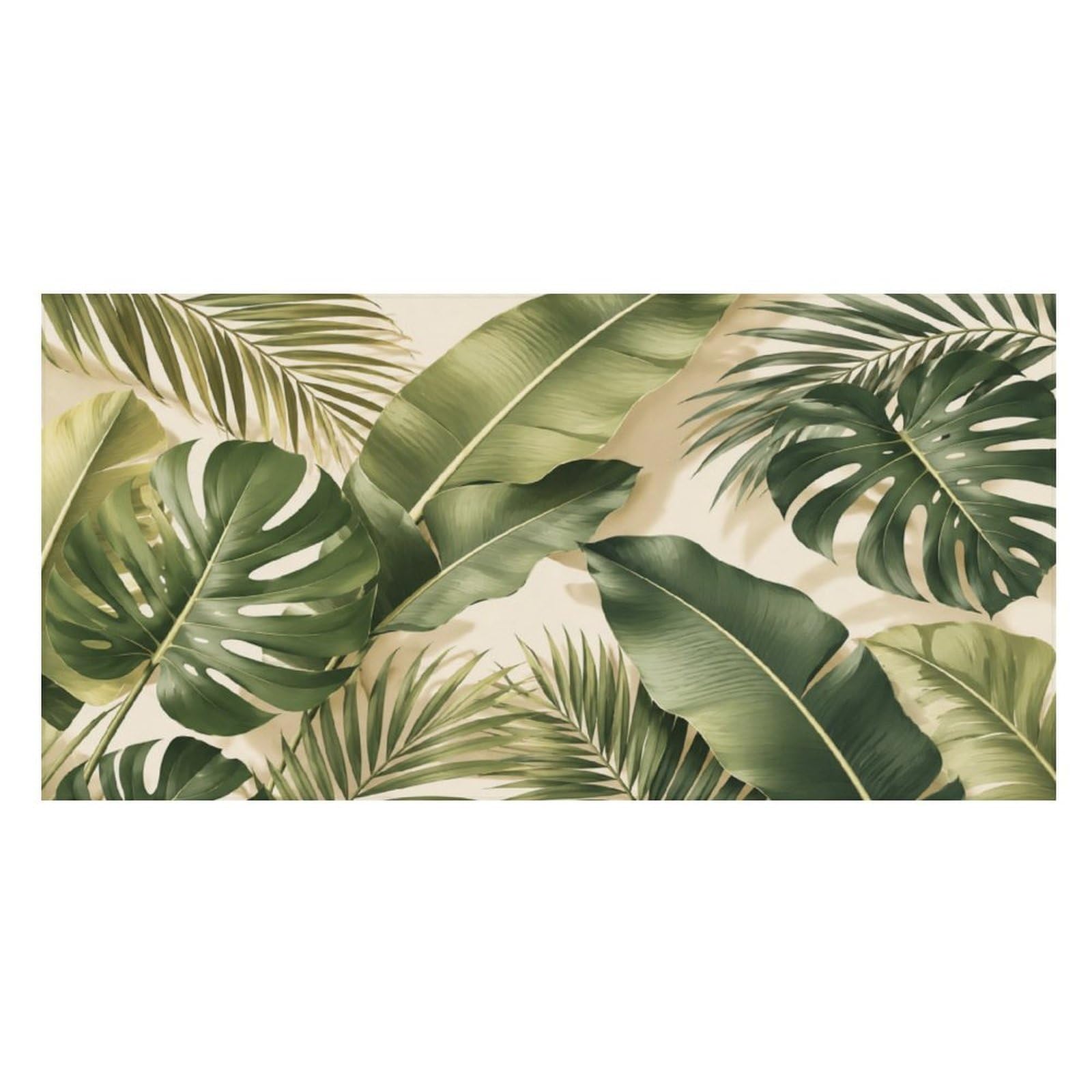 Anceky Tropical Leaves Oversized Beach Towel Quick Dry Sand Free Microfiber Travel Towel Lightweight Multi Purpose Beach Blanket Pool Gym Bath Towel 63x31 in