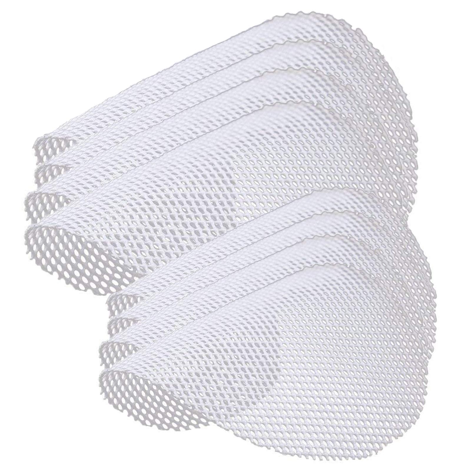 Silicone Steamer Liners, 8Pcs Dumplings Buns Mat Steamed Pad Baking Pastry Dim Sum Mesh Reusable Non-Stick Fruit Dryer for Cooking Vegetables, 25cm*25cm & 15 * 15cm