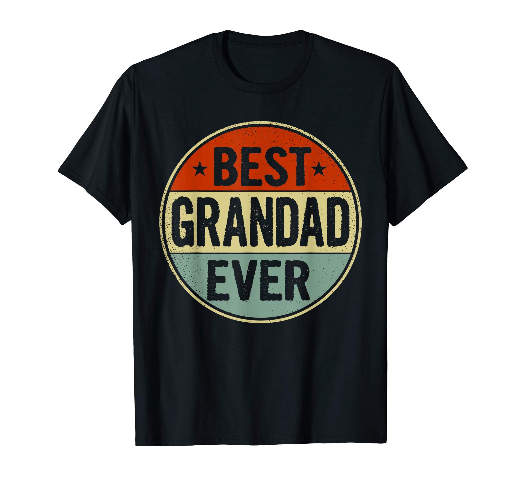 Best Grandad Ever Gifts Stuff Co.Best Grandad Ever Retro Style Cool Birthday Gift for Grandad T-ShirtOEKO-TEX STANDARD 100