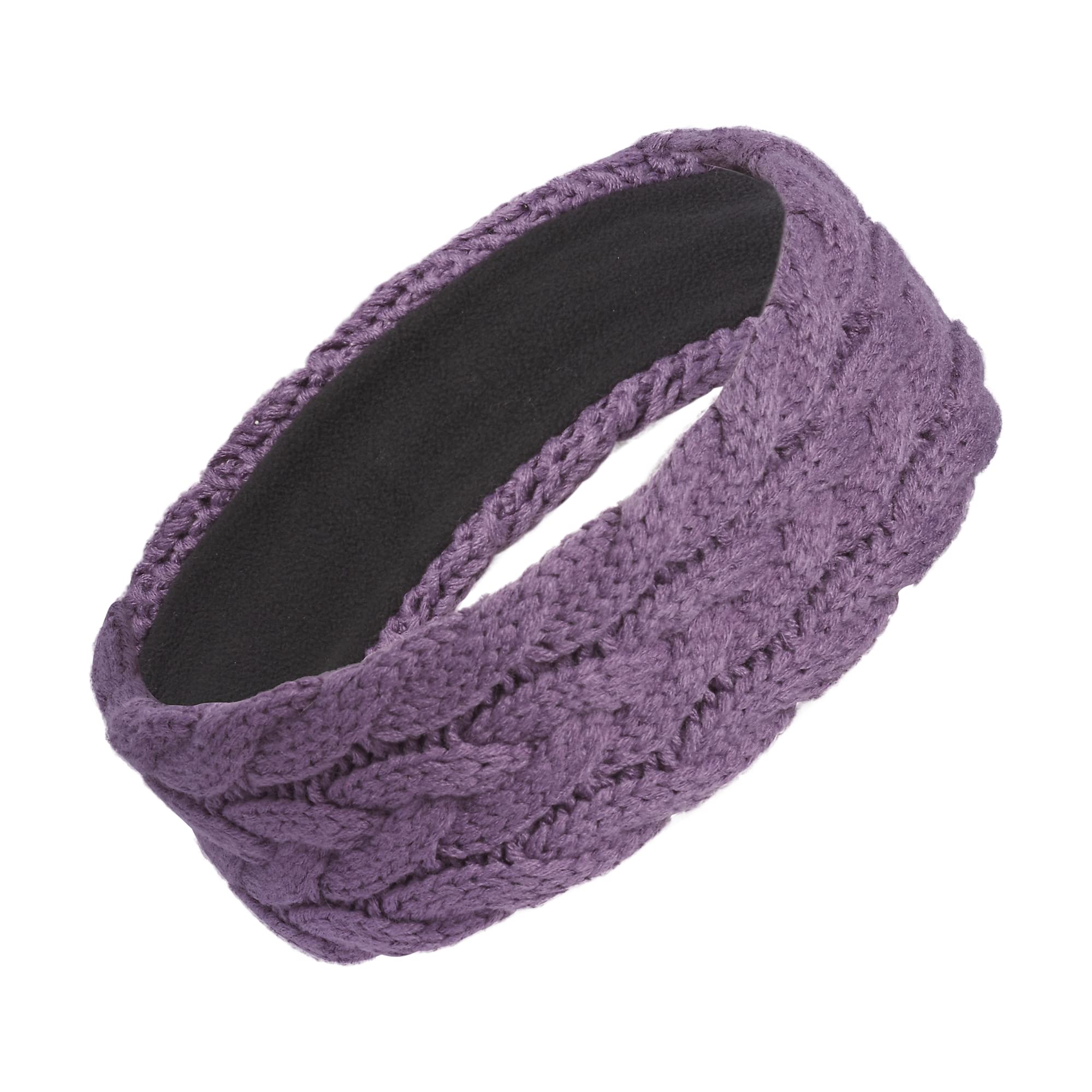 adidas Damen Fashion Knit Stirnband Shadow Violet/Grau/Silber Metallic, Einheitsgröße, Shadow Violet/Grau/Silber Metallic/Mode, 1 Count (Pack of 1)