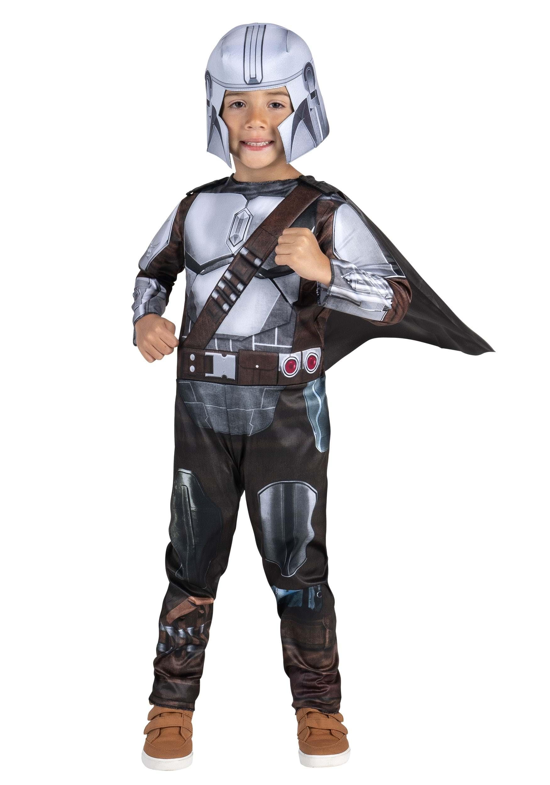 STAR WARS Toddler Mandalorian Costume, Boys Halloween Costume, 3T-4T - Officially Licensed