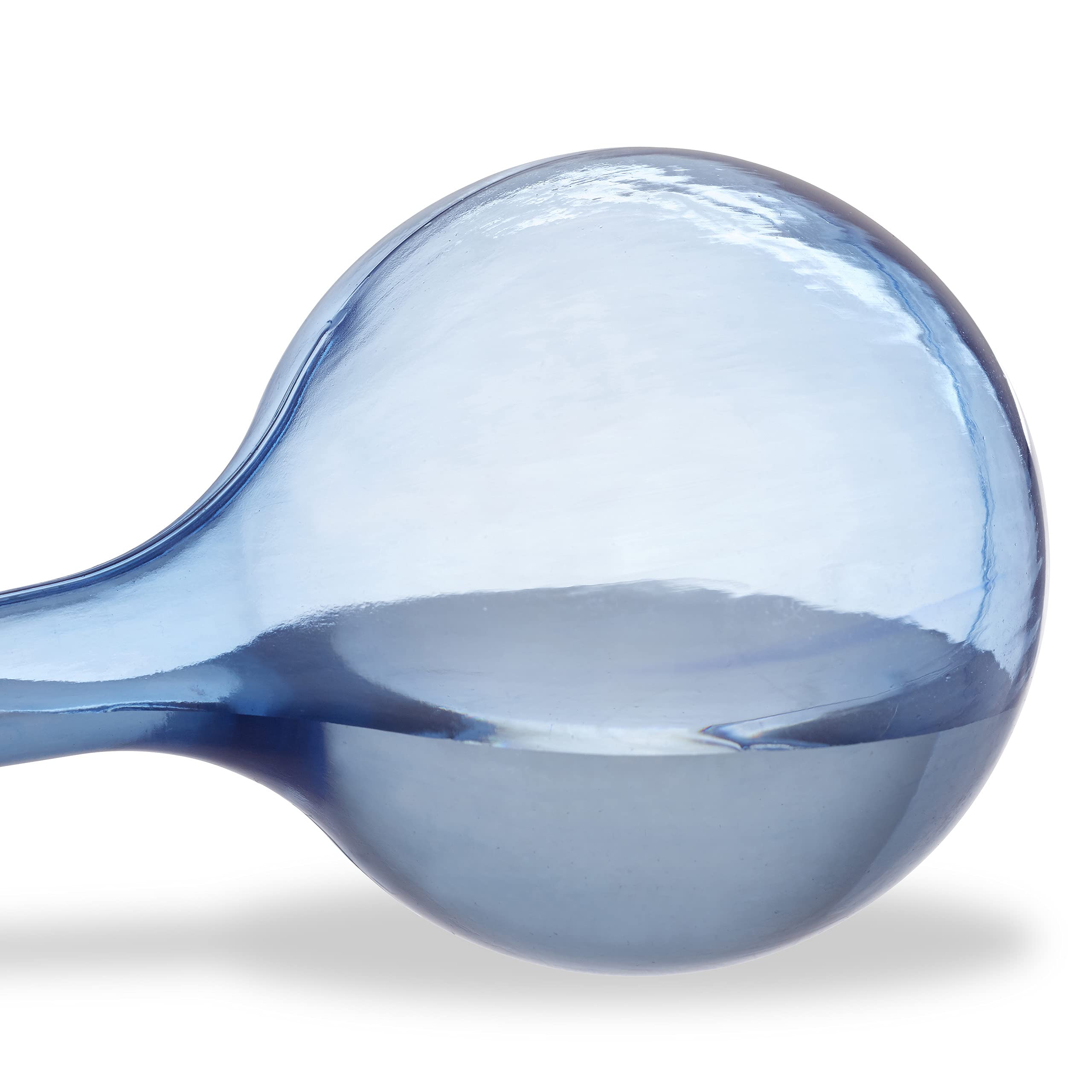 Relaxdays Globes d’arrosage en Plastique, Lot de 12, Distributeur Eau Plantes, 2 semaines, Pot Fleurs, Boules arrosage, Bleu