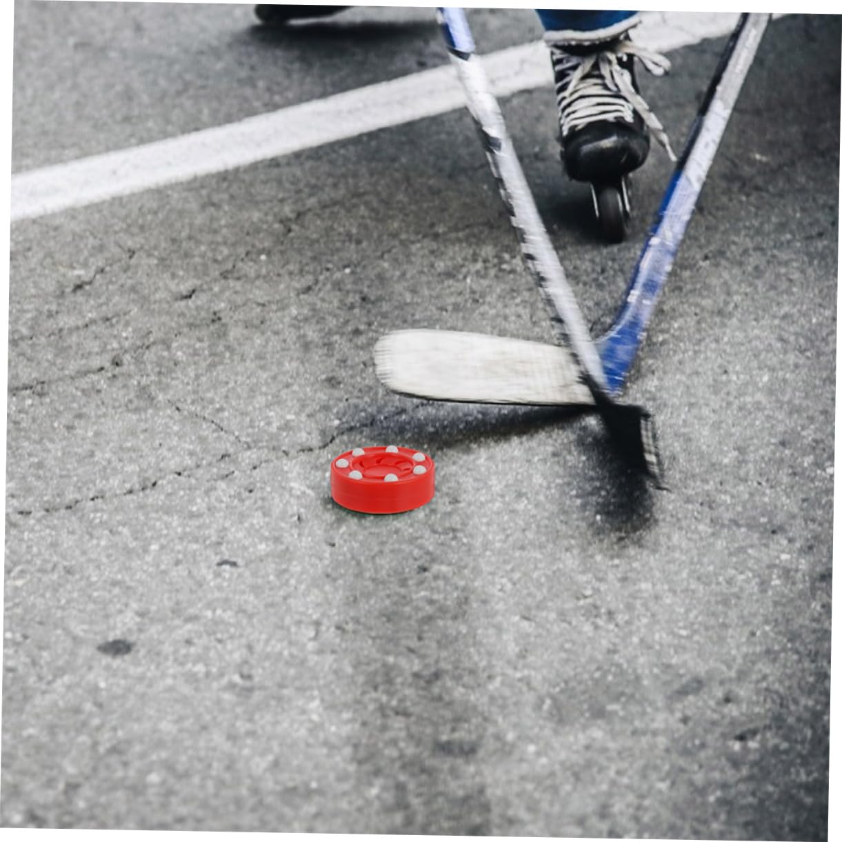 2Pcs Training for Indoor Hockey Durable High Strength Material Lightweight Design for Accurate Shots and Quick Passing for Professional Practice