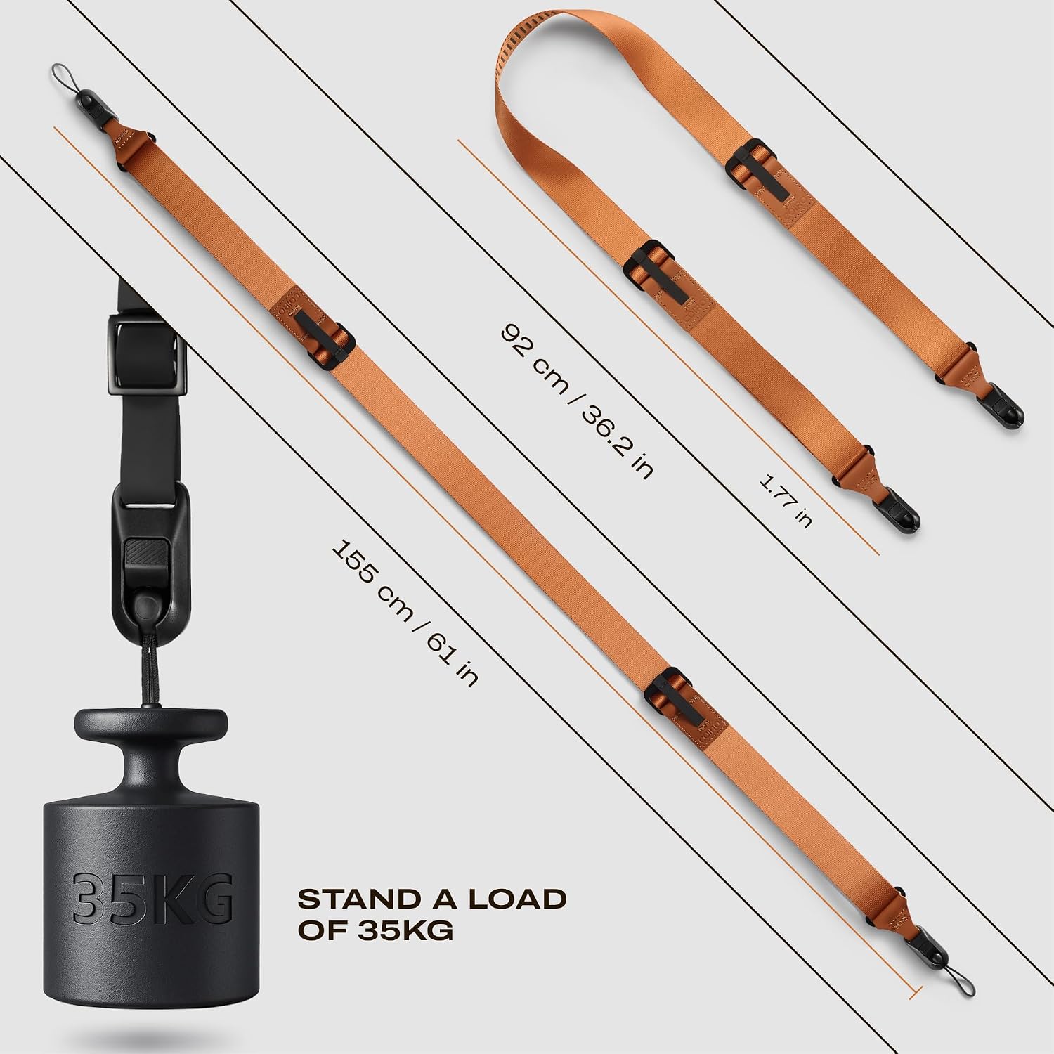 C Coiro Quick Release Camera Strap for Photographers, Configurable as a Sling, DSLR SLR Adjustable Camera Shoulder Strap