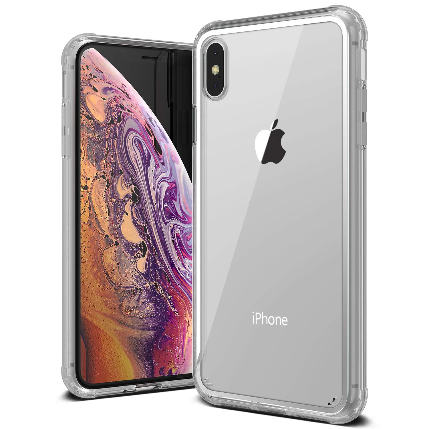VRS DESIGNiPhone XS/iPhone X Crystal Chrome cover/case - Clear