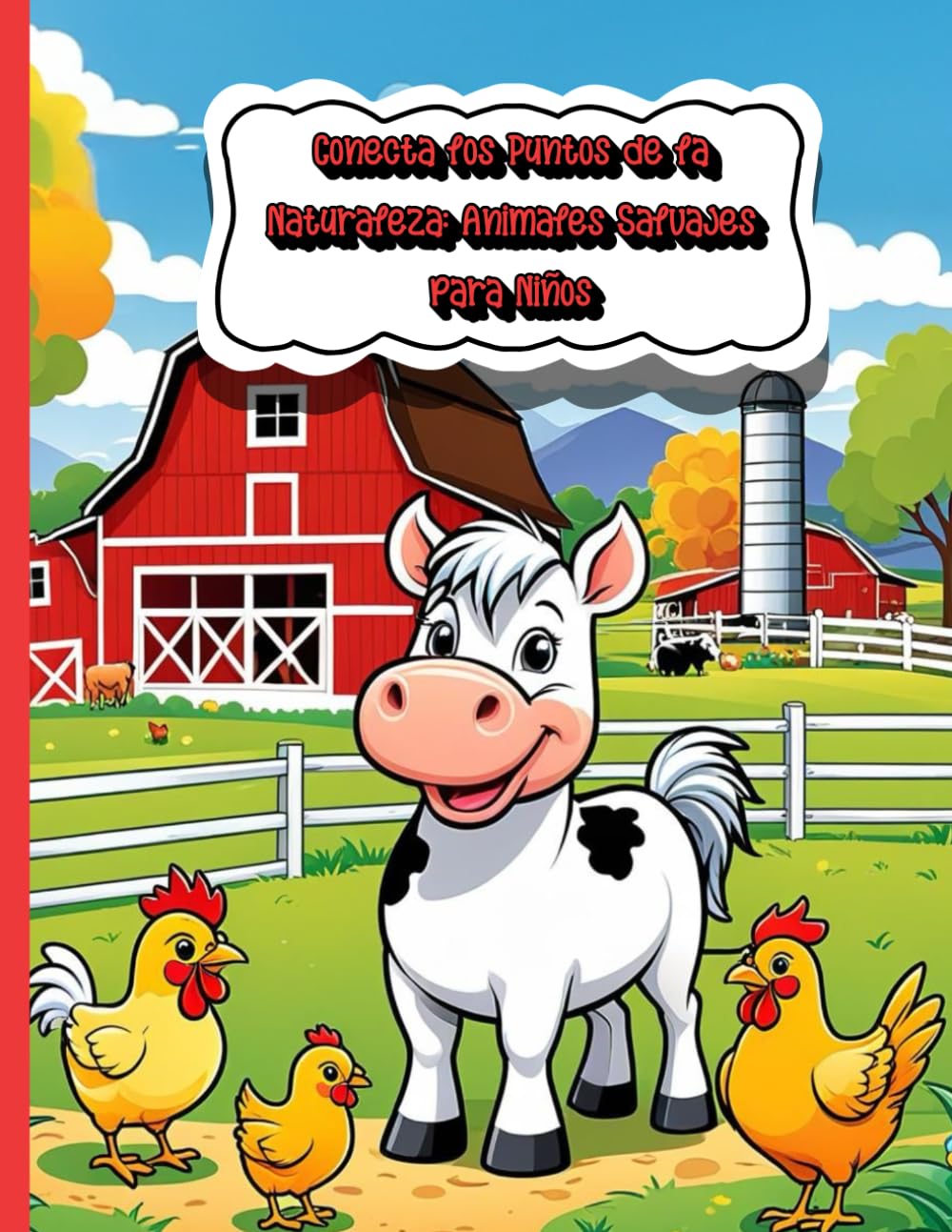 Conecta los Puntos de la Naturaleza: Animales Salvajes para Niños: Libro de actividades con 50 rompecabezas divertidos que estimulan la motricidad fina y la atención de los pequeños exploradores