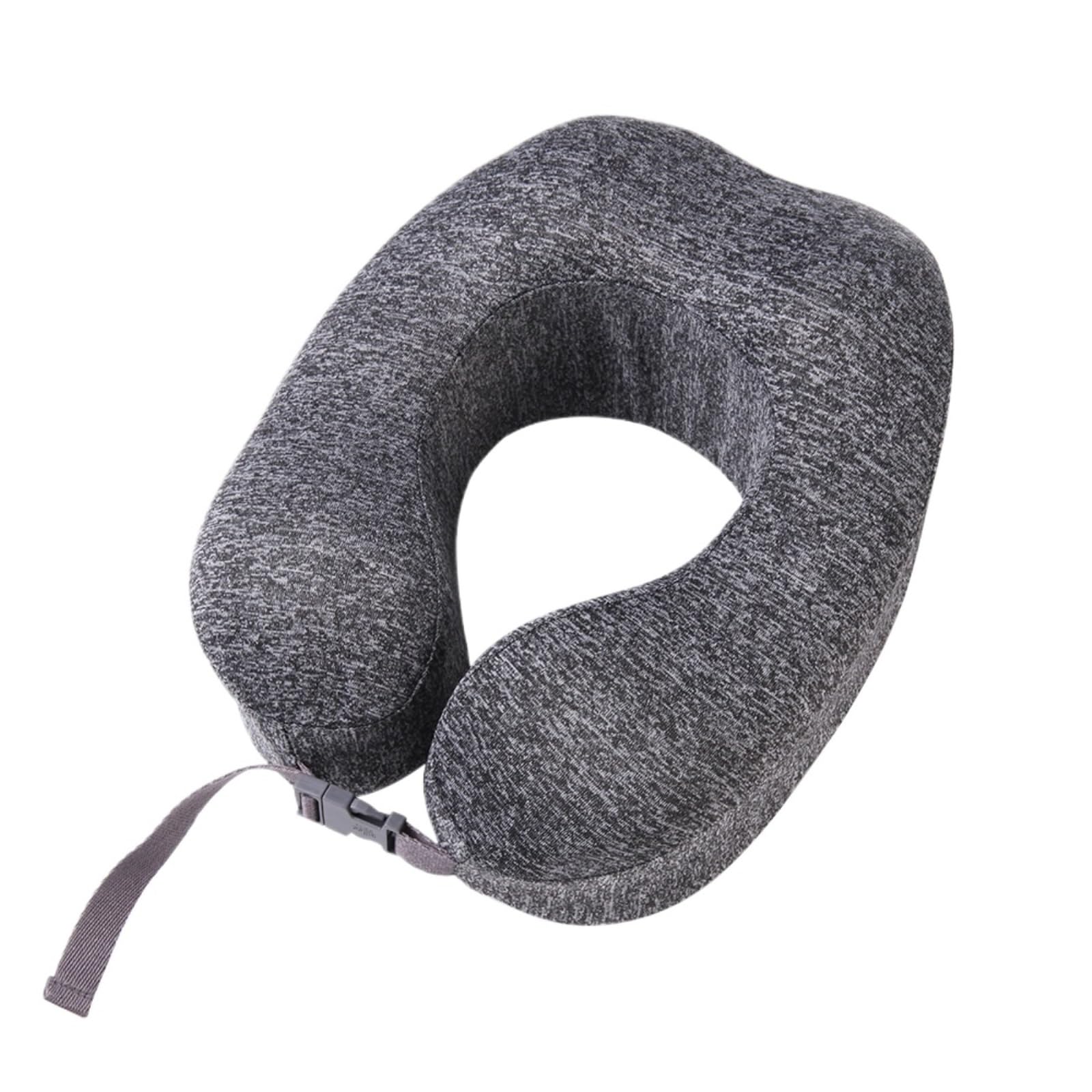 Cuscino Per Aeroplano Poggiatesta Cuscino Da Viaggio Portatile A Forma Di U Staccabile E Lavabile Pisolino In Ufficio(Grey)