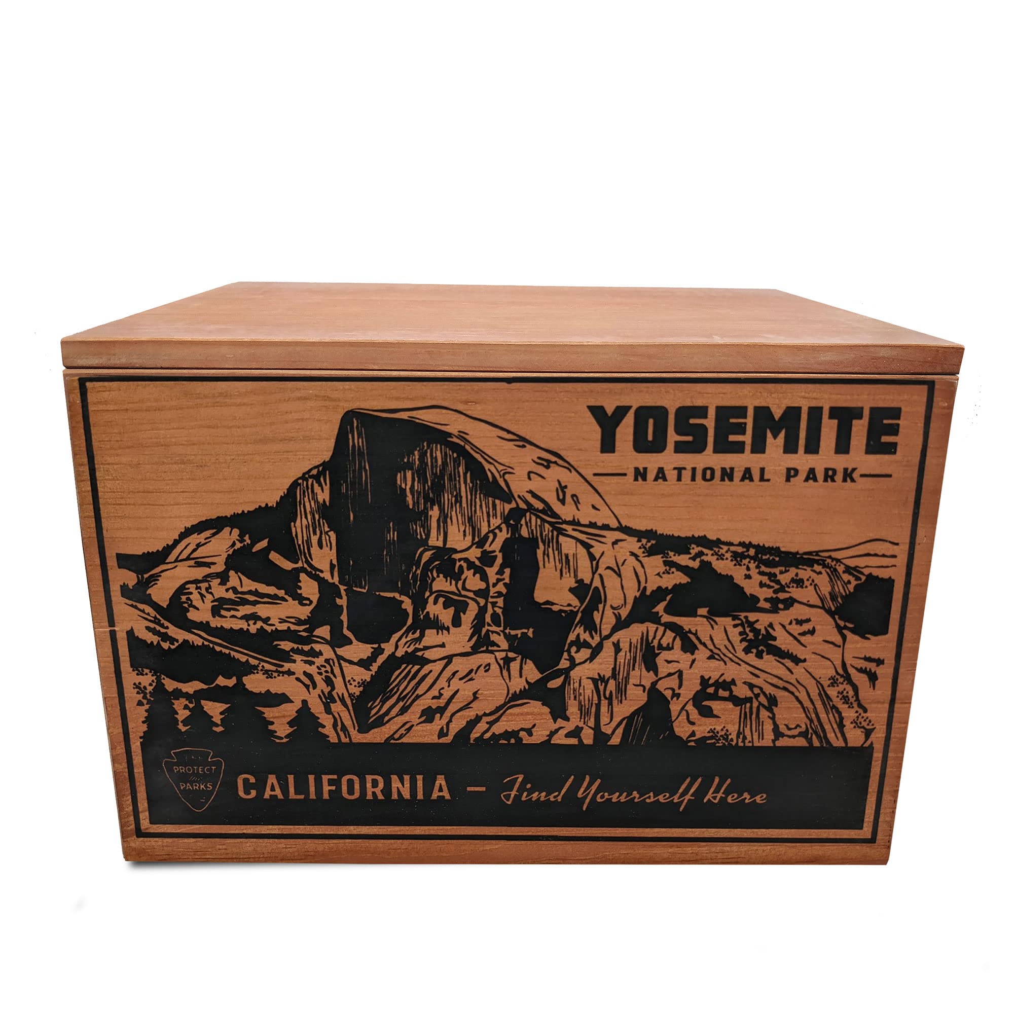 Betterwood Products 04405 Fatwood Feuerstarter aus natürlichem Kunstharz in Holzkiste zum Nachfüllen oder Dekorieren von Zuhause, Yosemite, 5,9 kg