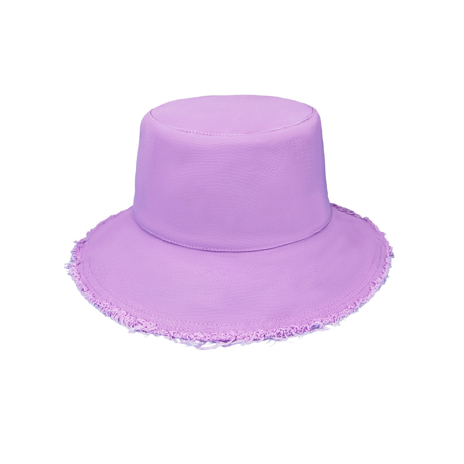 Sun Hats for Women Girls Summer Casual Wide Brim Cotton Bucket Hat Beach Vacation Travel Accessories UV Protection