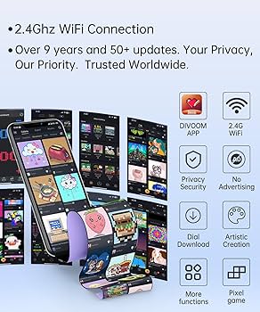 Divoom Pixoo-64 - Customizable WiFi Pixel Art Display Frame