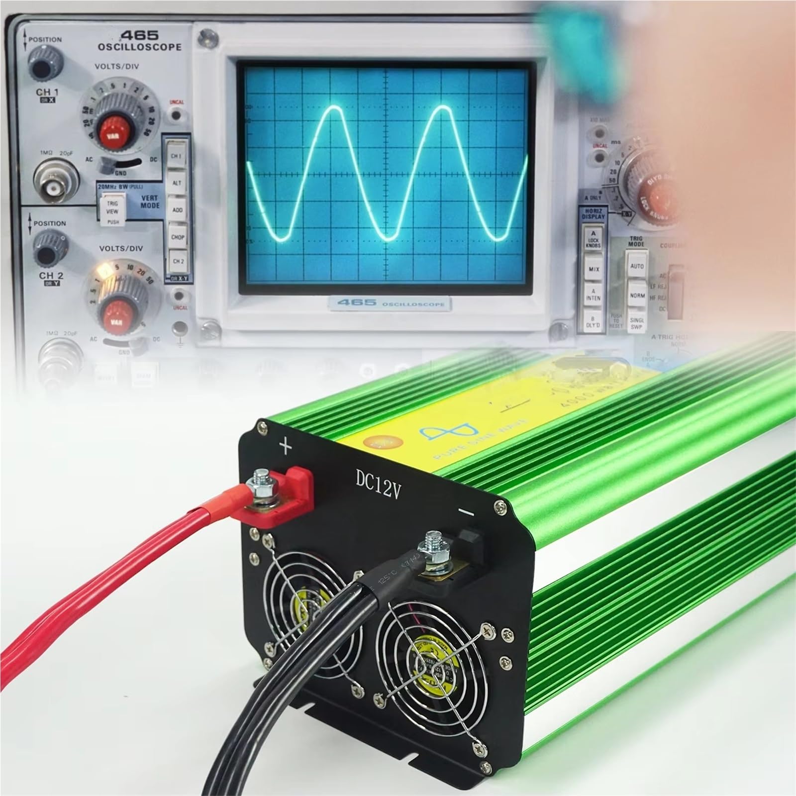 Inversor Inversor De Onda Sinoidal Pura De 2000 W A 8000W CC 12V 110V Inversor De Energía Solar para Caravanas Viajes Al Aire Libre(1000W-2000W)