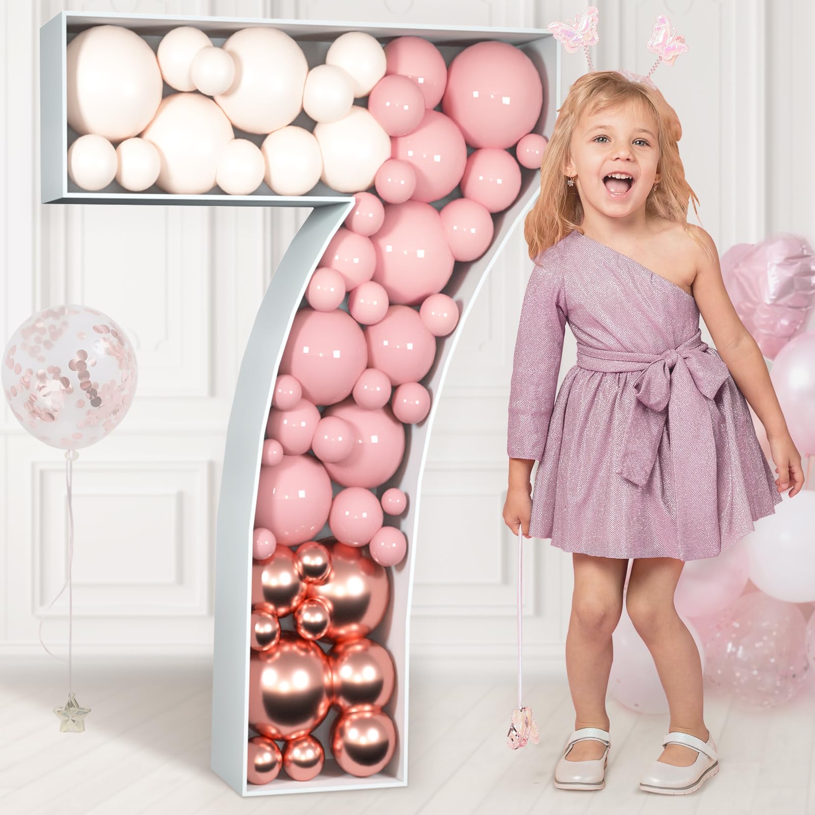 Kit De Support D'Arche De Ballons De 2.4 Mx1.8 M Pour Sol, Cadre D'Arche De Ballons Avec Base