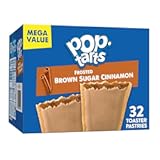 Toaster Pastries, Breakfast Foods, Kids Snacks, Family Pack, Frosted Brown Sugar Cinnamon (32 Pop-Tarts)
