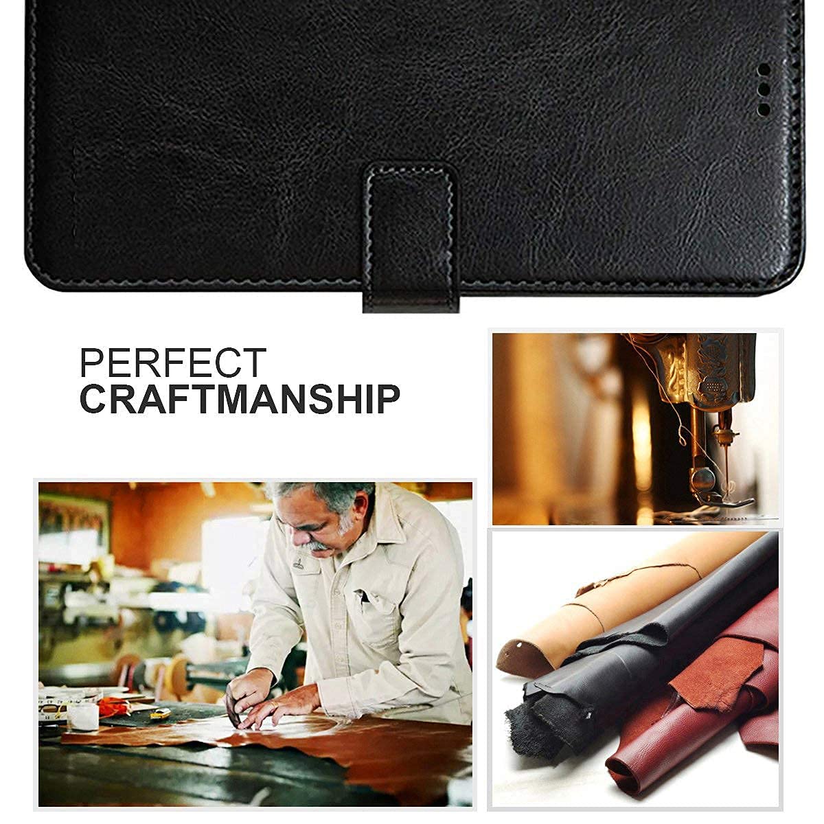 ClickAway Flip Cover Xioami Redmi Note 13 Pro | Leather Finish