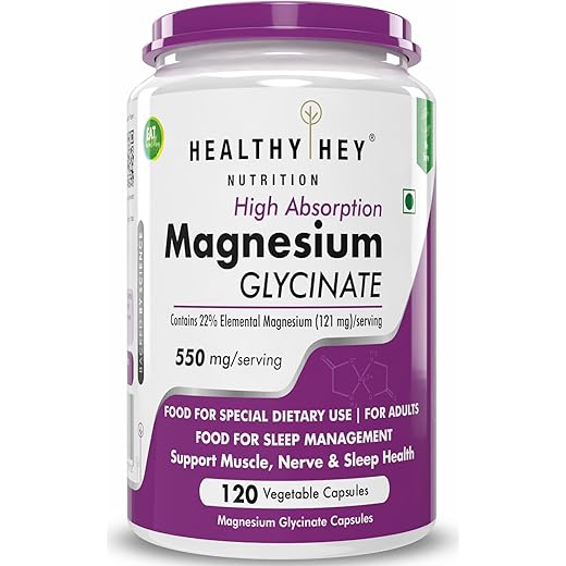 HealthyHey Magnesium Capsules 120ct