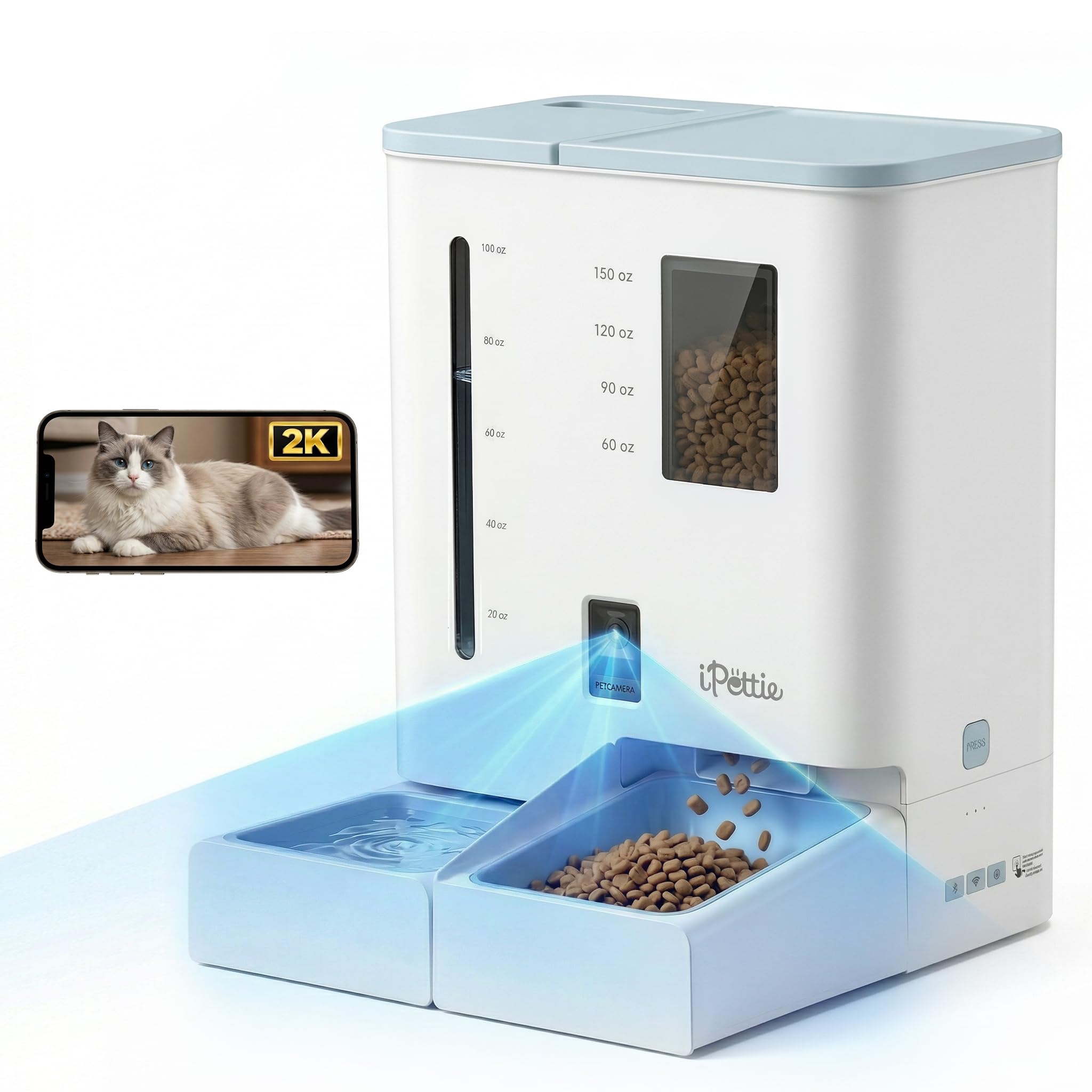 Amazon.com : iPettie FW54 Camera Version Automatic Cat Feeder and