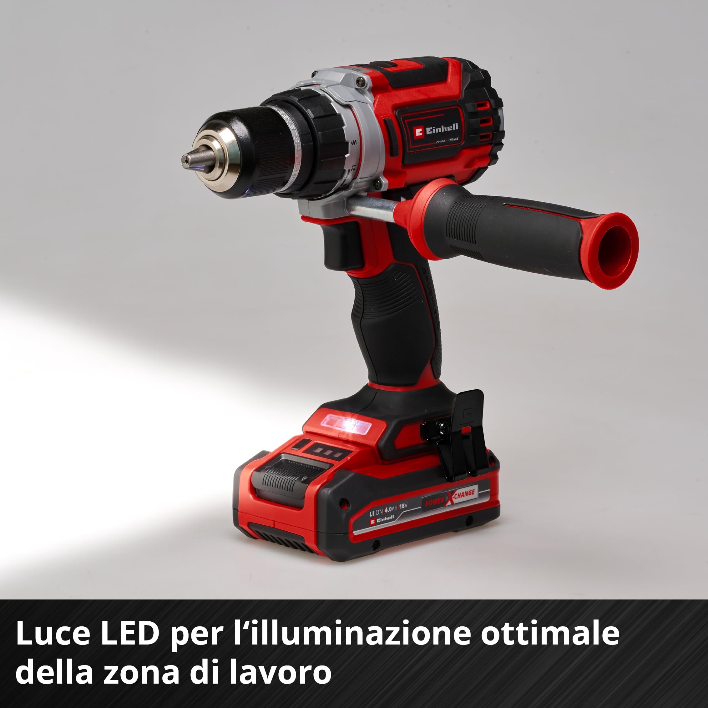 Einhell Professional Trapano avvitatore a batteria TE-CD 18/60 Li BL-Solo Power X-Change (ioni di litio, 18 V, motore senza spazzole, 2 velocità, senza batterie e caricabatteria)