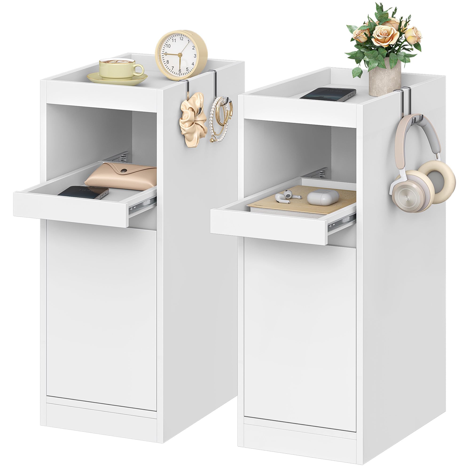 hexcelen table de chevet lot de 2