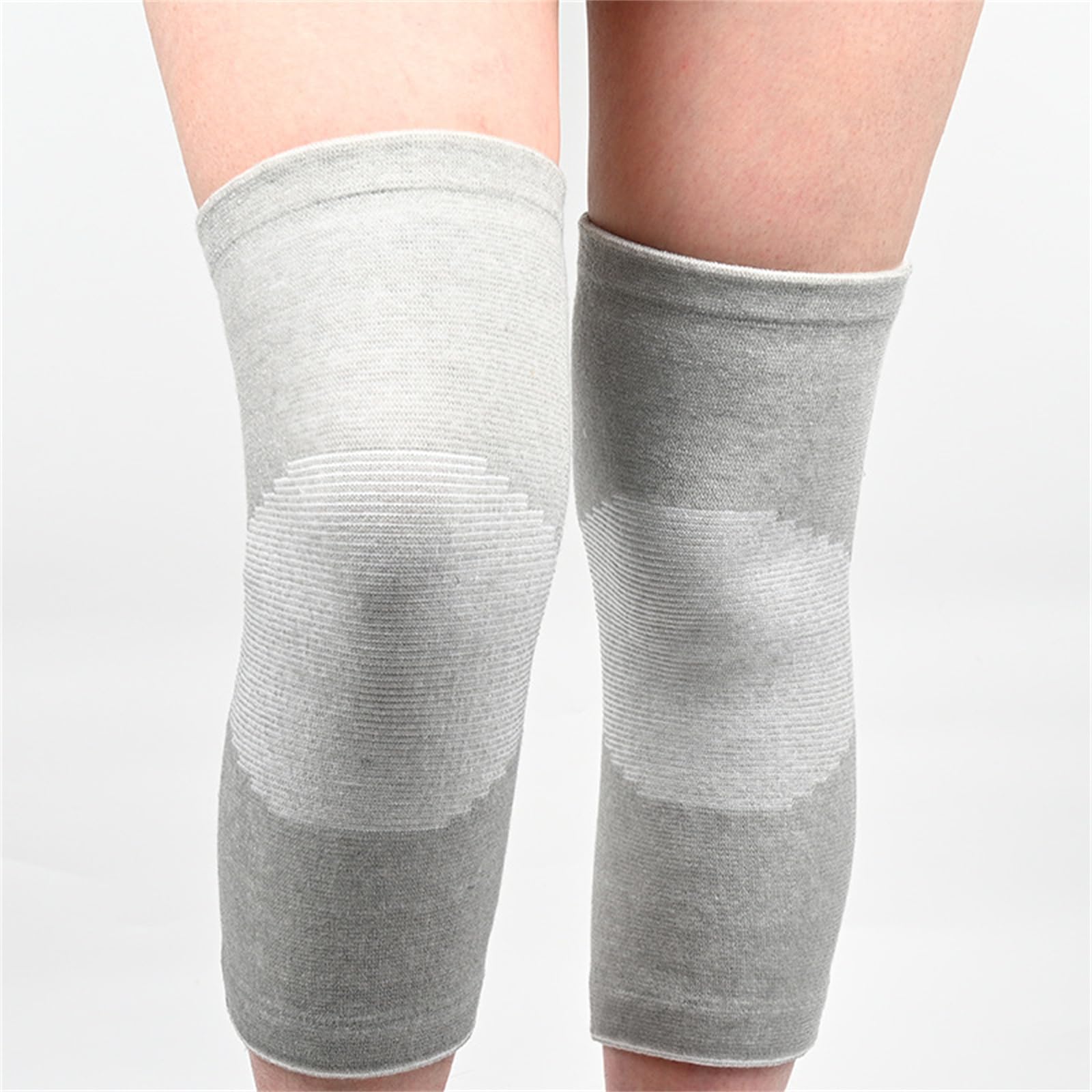 MEIION heality genouillere en bambou Genouillères de compression en bambou pour hommes et femmes Respirantes, Antidérapantes, Idéales pour le Sport et le Quotidien