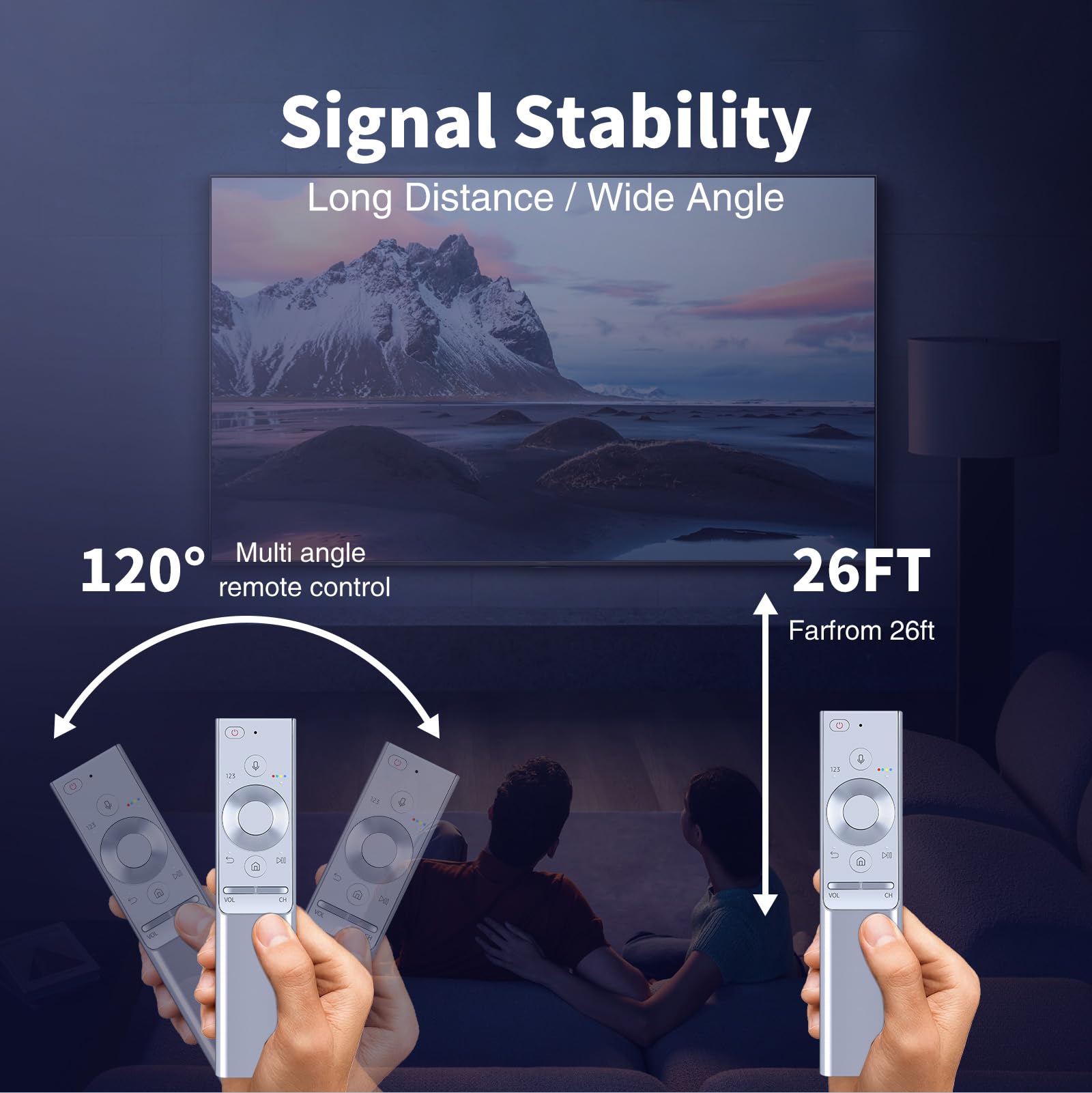 Voice BN59-01270A BN59-01265A BN5901270A Télécommande remplacée Compatible avec Samsung Les téléviseurs intelligents 4K QLED HD HDR UE43NU7445U UE43NU7445U UE65MU6449U Q7 Q8 Q9 QE55Q7CGMT