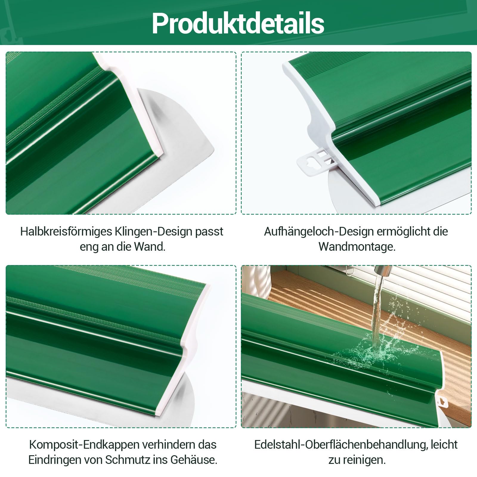 Szpachla do powierzchni 800 mm, szpachelka do fasad z ergonomicznym uchwytem Z, ostrze ze stali nierdzewnej 0,5 mm, szpachelka ścienna do suchej zabudowy, tapeta
