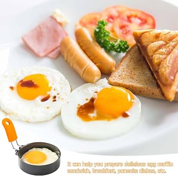 Fasiaou 1 Pack Anneaux à Œufs, Anneaux de Cuisson en Acier Inoxydable, Moule à Crêpes Rond pour Frire les Œufs, Omelette et Muffins, Anneau Antiadhésif pour Œufs Frits avec Brosse à Huile Fasiaou 1 Pack Anneaux à Œufs, Anneaux de Cuisson en Acier Inoxydable, Moule à Crêpes Rond pour Frire les Œufs, Omelette et Muffins, Anneau Antiadhésif pour Œufs Frits avec Brosse à Huile