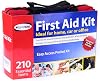 First Aid Kit 210 Piece All- Purpose with Portable & Durable Canvas Bag for Emergencies at Home, Outdoors, Car, School, Office, Travel, Survival, Adventure, Hiking and Camping