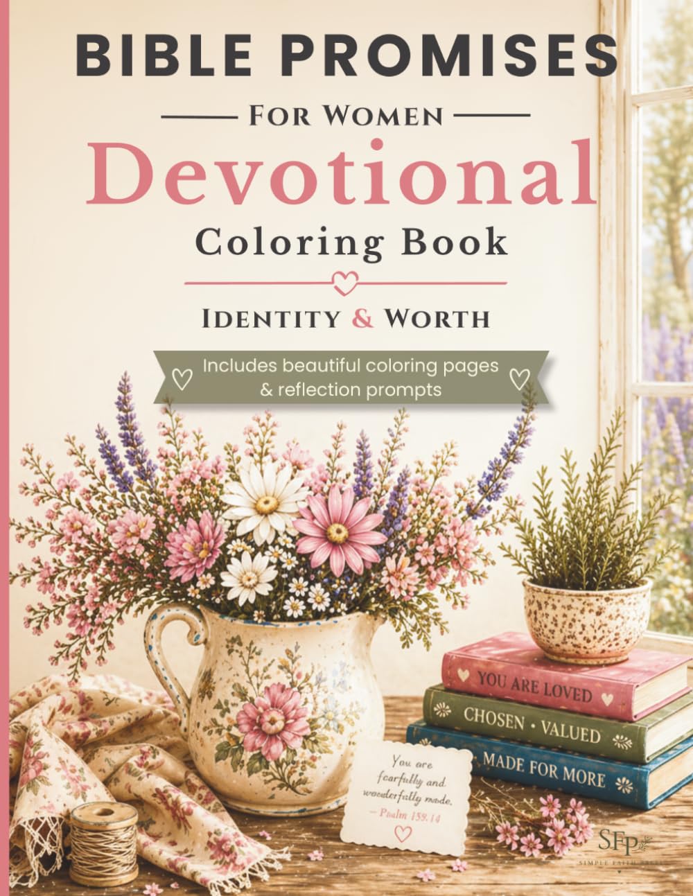 Bible Promises for Women: Identity & Worth: A Christian Coloring Book for Women to Reflect on Identity, Self-Worth & God’s Love with Bible Verses, ... Coloring Books with Scripture & Reflection)