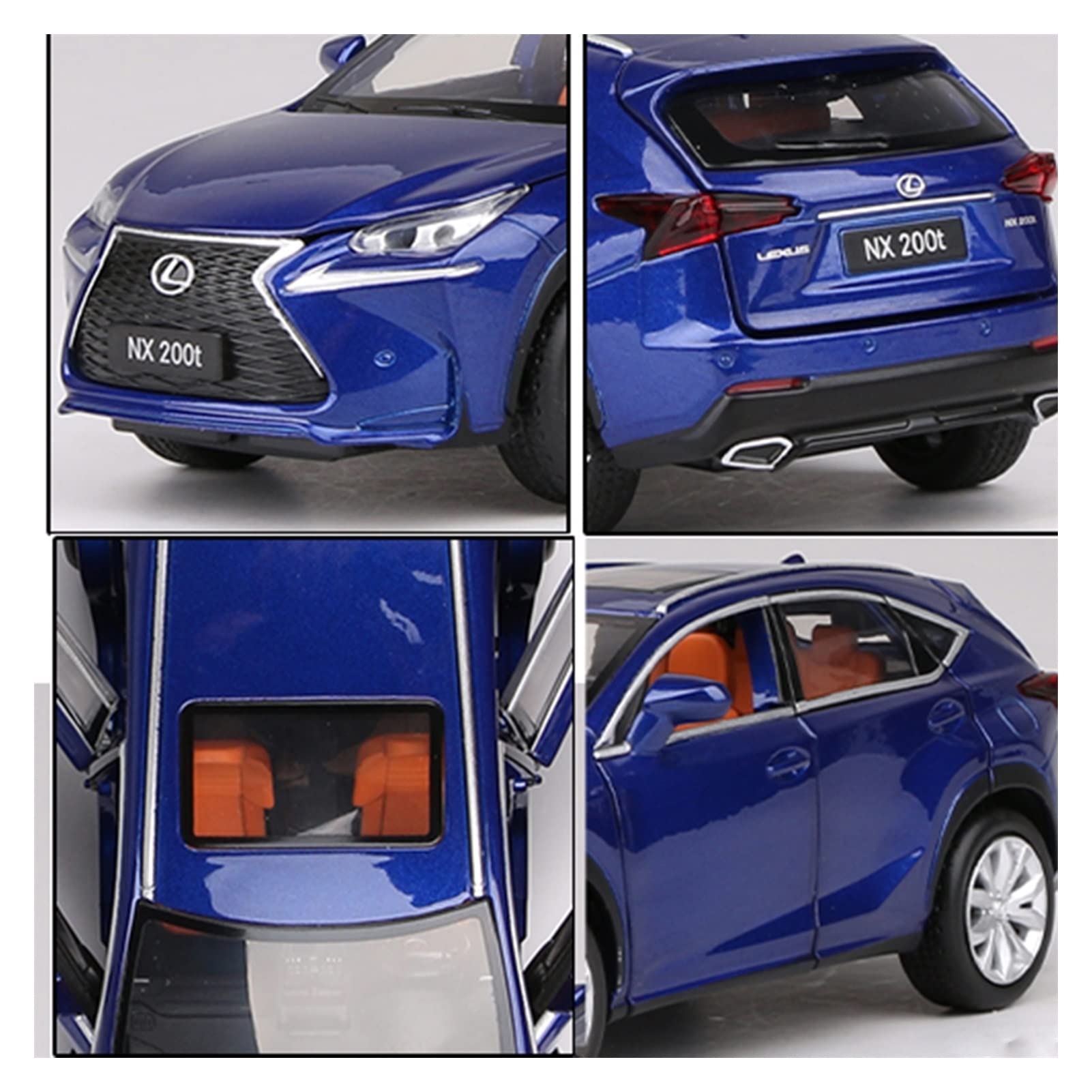 レクサスNXミニカー1/32 1:32 White Lexus NX200T SUV Model Car Diecast Toy Kids Gift