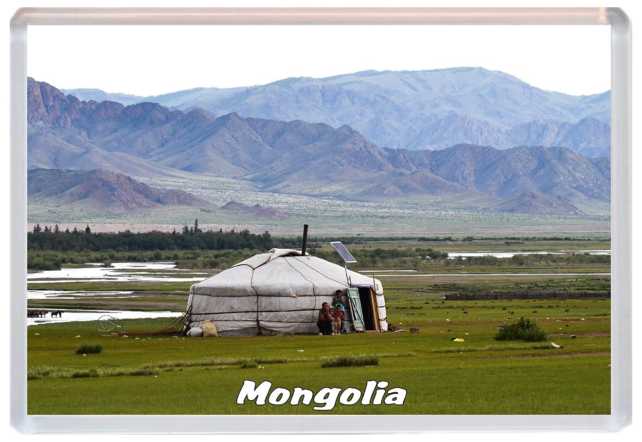 Baked Bean Store Mongolia - Yurt - 96 x 67mm Jumbo Fridge Magnet/Magnets BBSFHM244