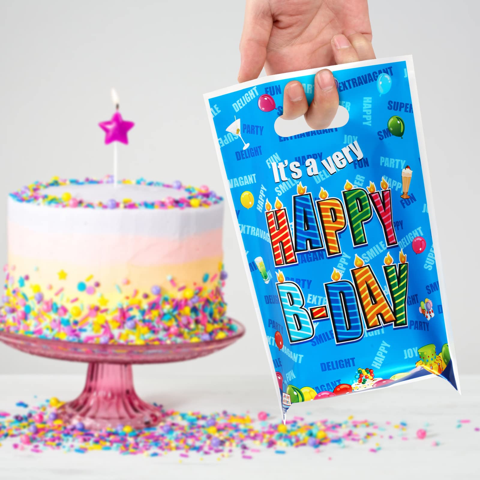 Annhao 30 Pezzi Sacchetti er Caramella e Biscotto, Sacchettini di Regalo per Festa, Compleanno, Partito Nozze e Natalizi