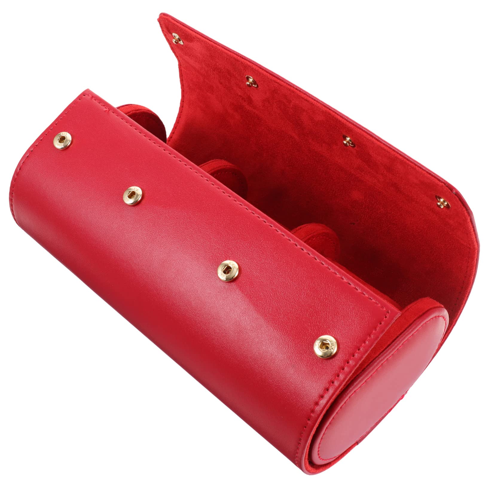 Homoyoyo Organizer da Viaggio per Orologi in Cuoio, Custodia Protettiva Scomparti per 3 Orologi, Facile da Trasportare, per Viaggio