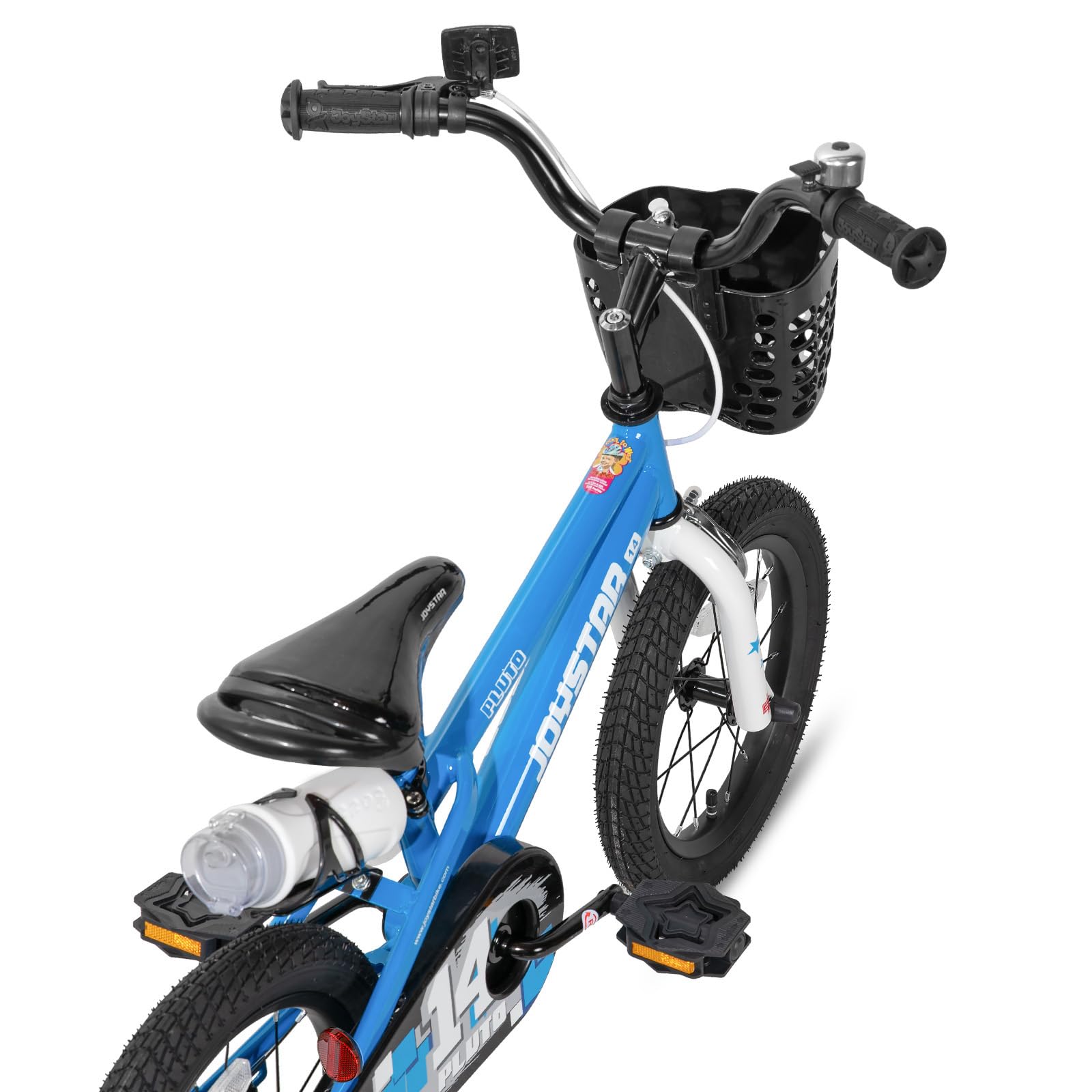 JOYSTAR Pluto 12/14/16/18/20 pollici per bambini e bambine dai 2 agli 11 anni. Bicicletta per bambini con ruote di allenamento e cestino. Disponibile in diversi colori.