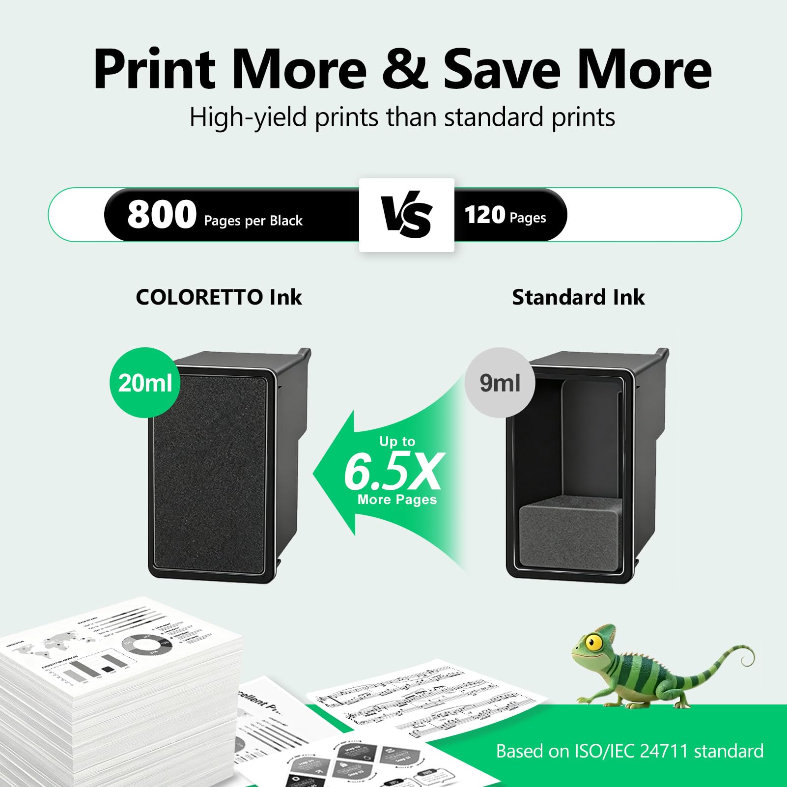 COLORETTO 305XL Negro Pack Cartuchos de Tinta para HP 305 XL DeskJet 4220e