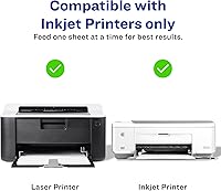 Vista 7 de Avery - Tarjetas postales brillantes para impresoras de inyección de tinta, Blanco brillante