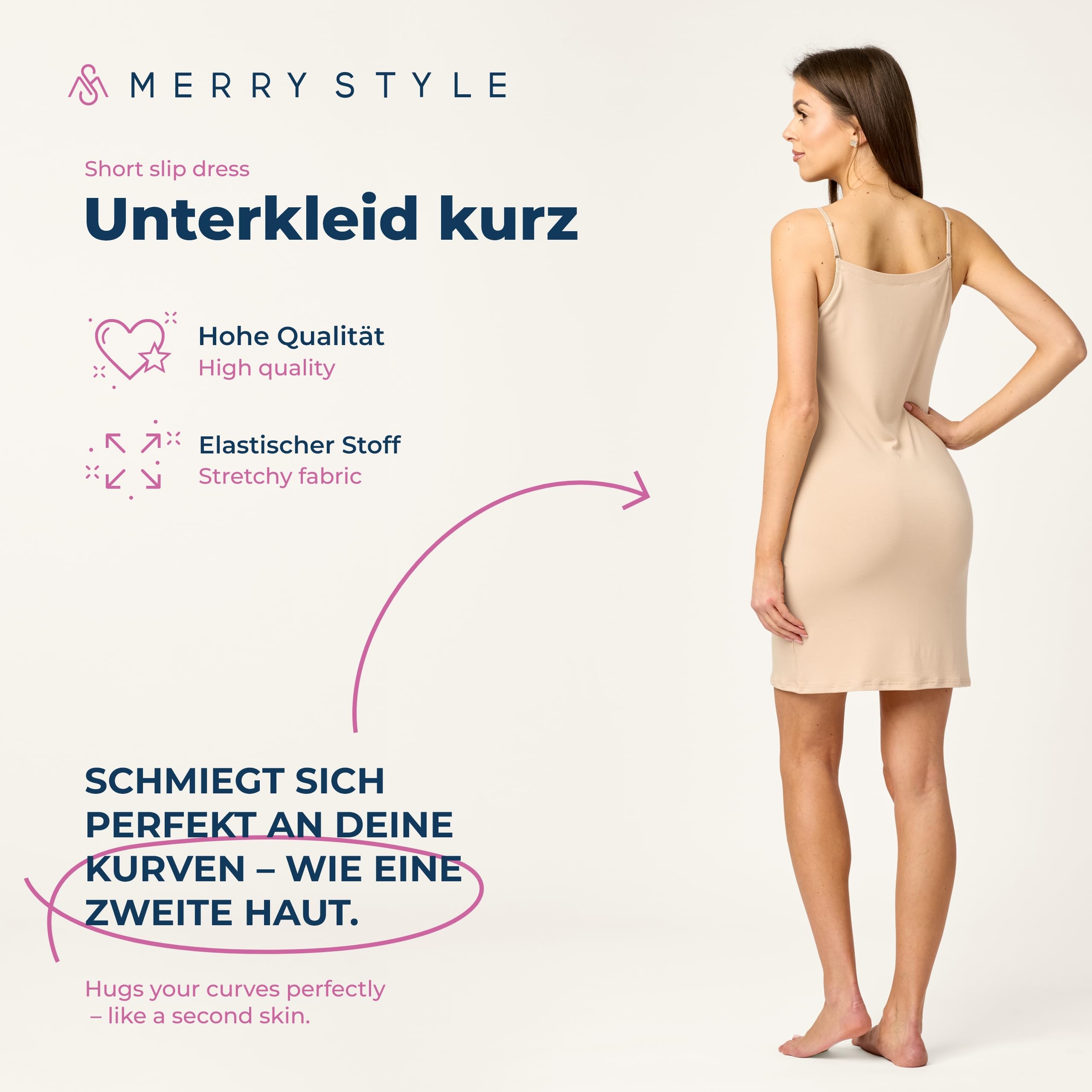 Merry Style Halka Damska na Regulowanych Ramiączkach MS10-315