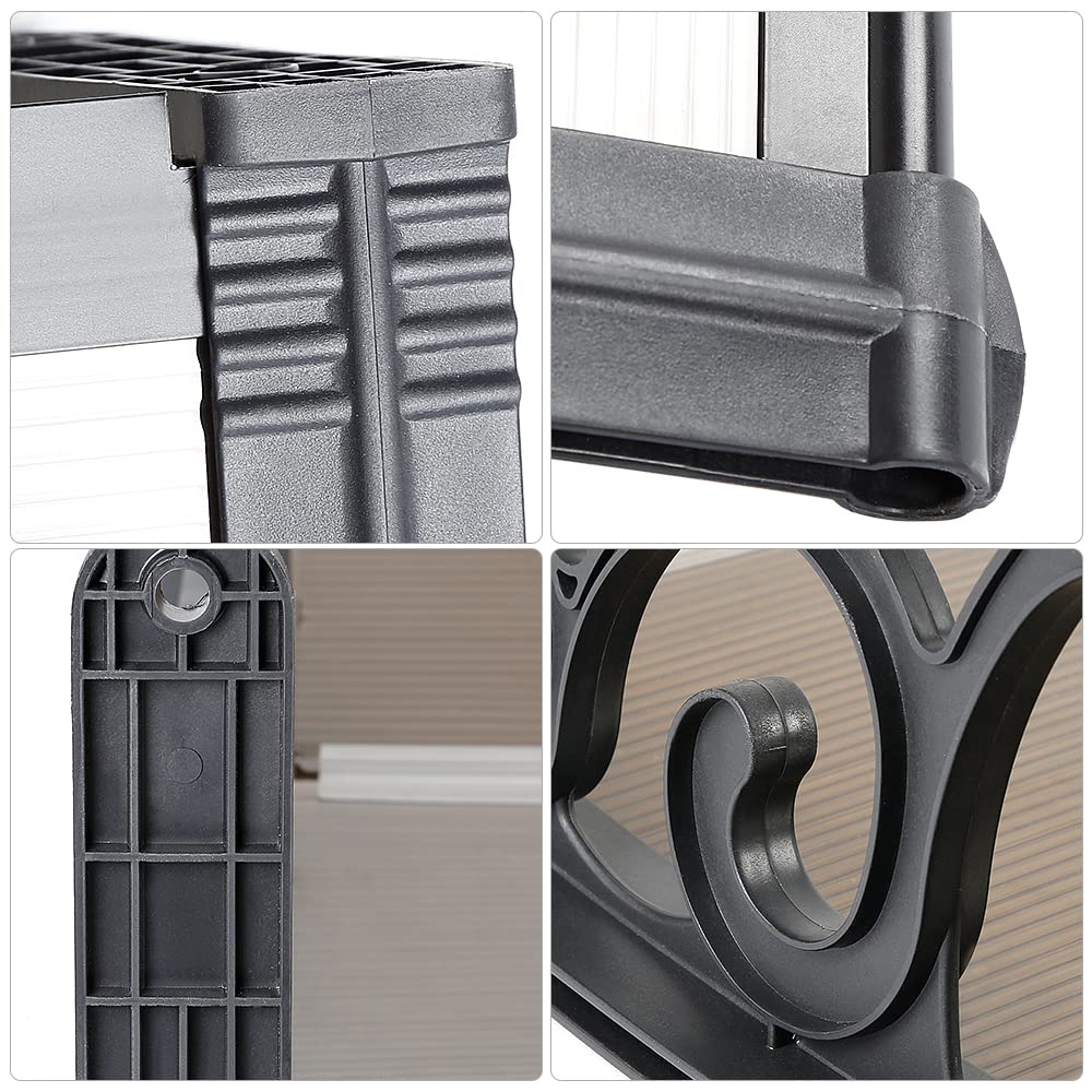 Marquesina Exterior Toldos Refugio de Nieve Toldo Cubierta de Policarbonato para Puertas, Ventanas, Tejadillo, Reducción de Ruido, Múltiples especificaciones, Negro-marrón (100×150 cm)