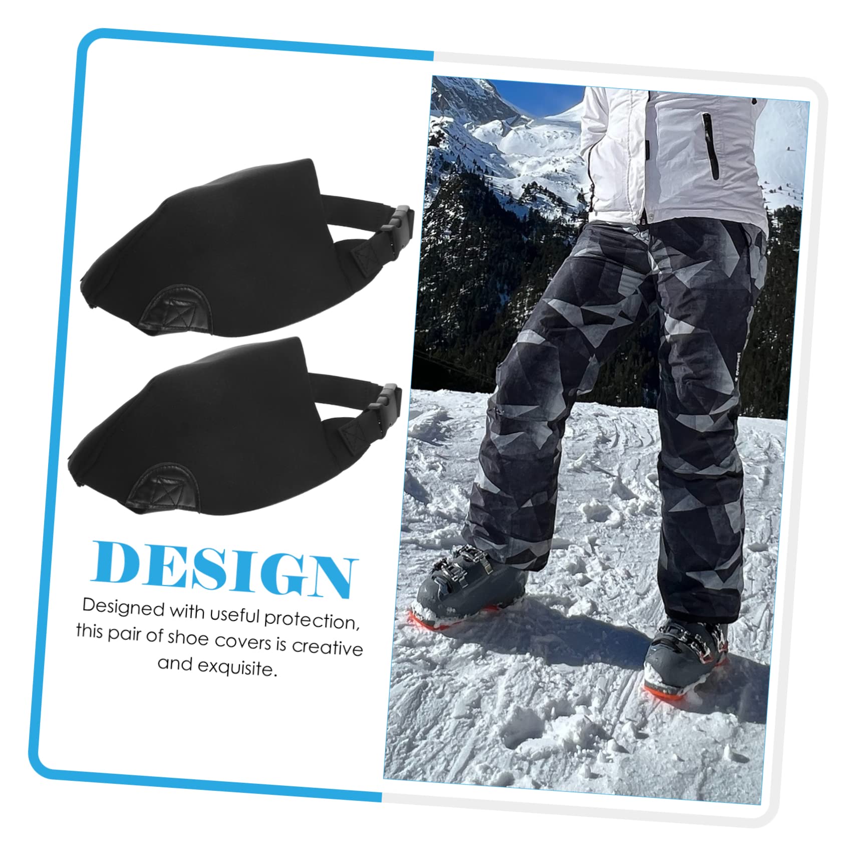 3paia Copriscarpe Antifreddo e Antineve Ghette Impermeabili e Resistenti Per Escursionismo e Attività Outdoor Protezione Pratica Per Scarpe Da Montagna e Bici