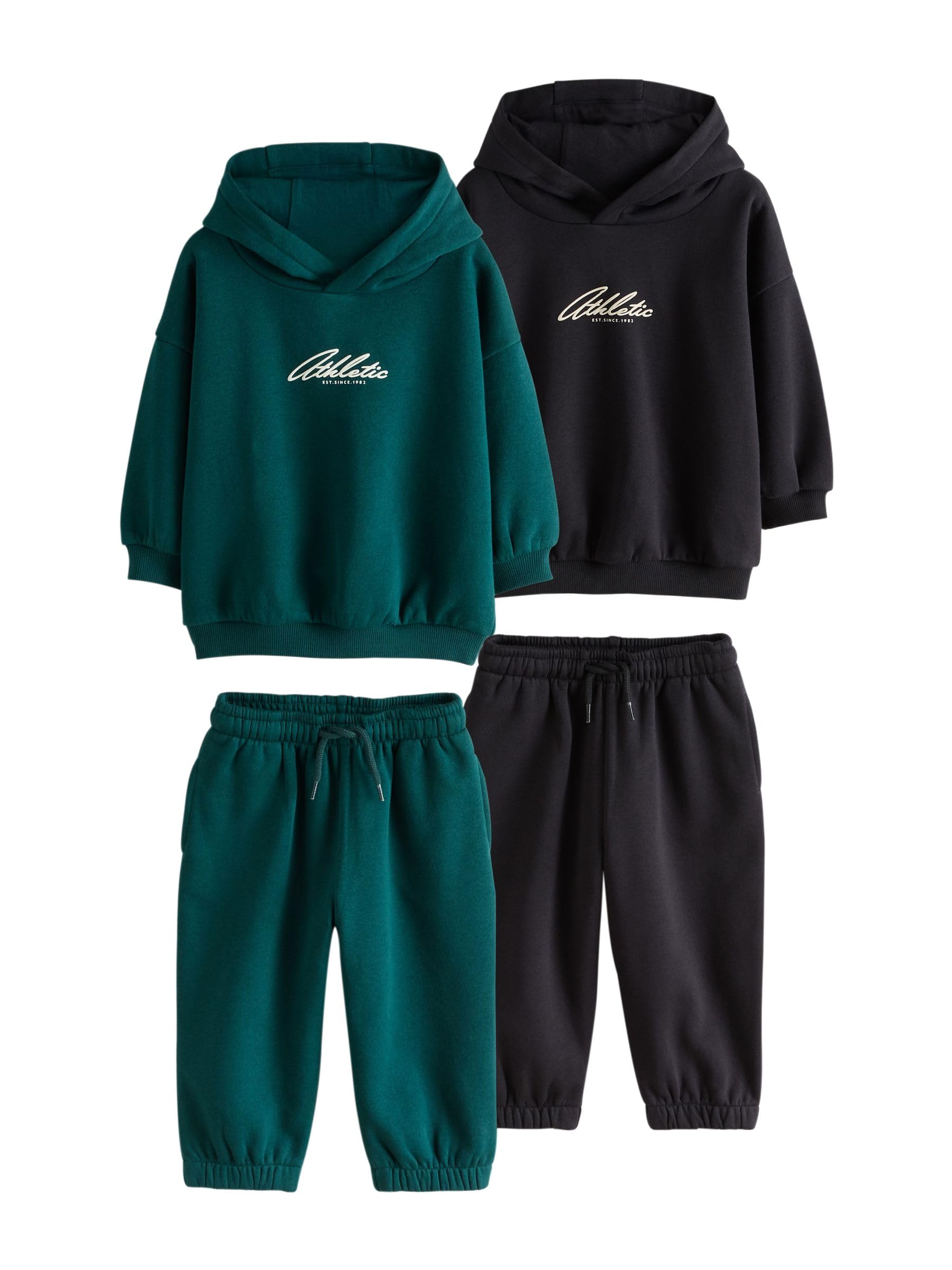 NEXT Felpa con cappuccio e pantaloni da jogging per ragazzi in set da 4 pezzi