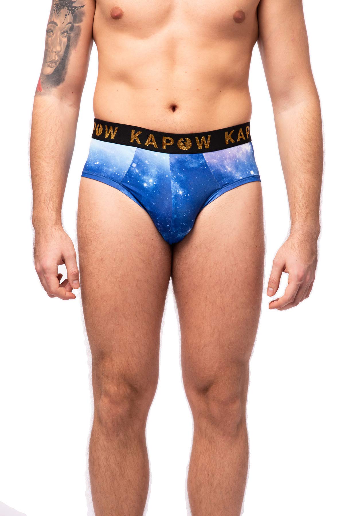 Kapow Meggings Men's Starlord Performance Briefs Underwear (, Medium)