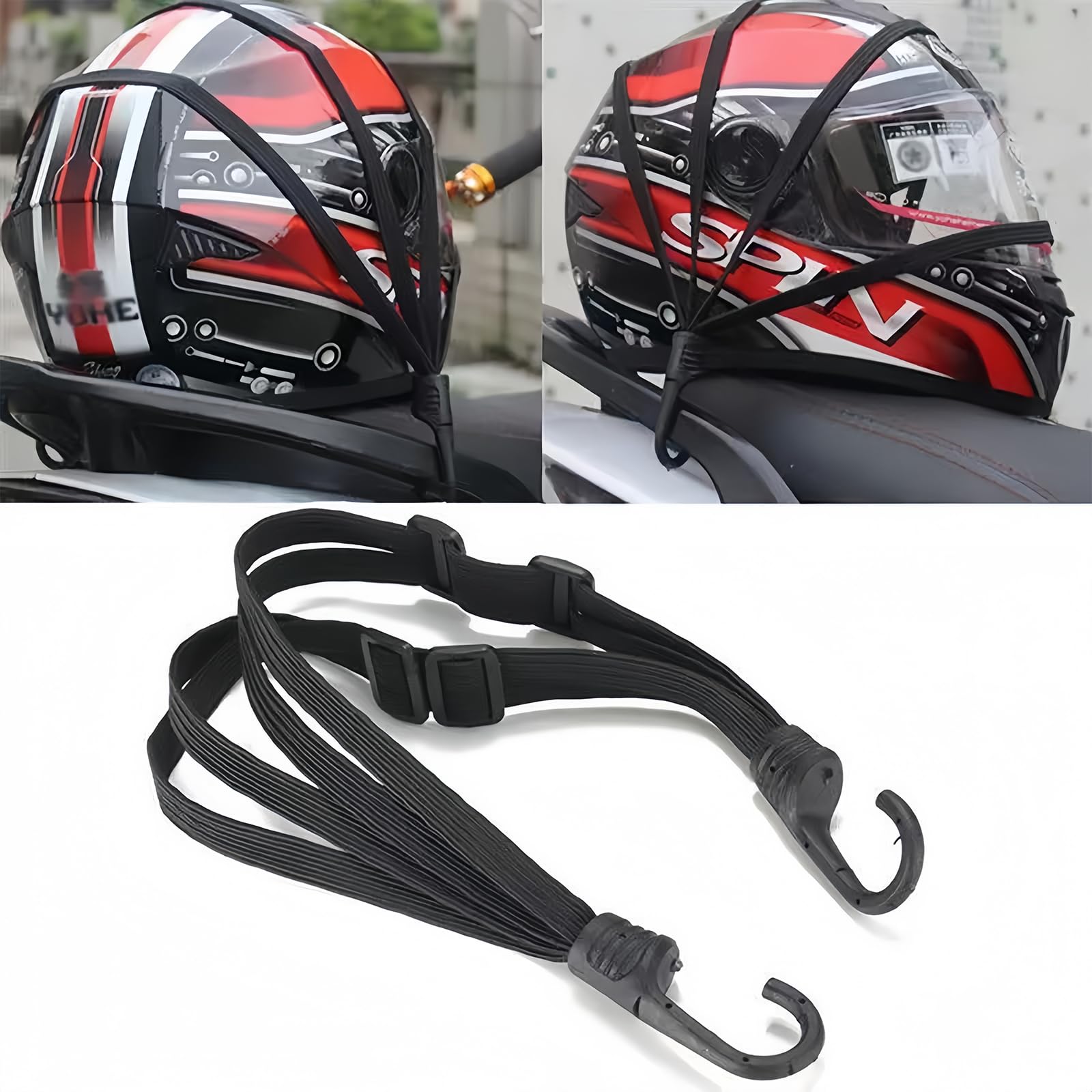 Bolsa para Casco Moto con Correa, Portátil, Mochila Almacenamiento Motocicleta