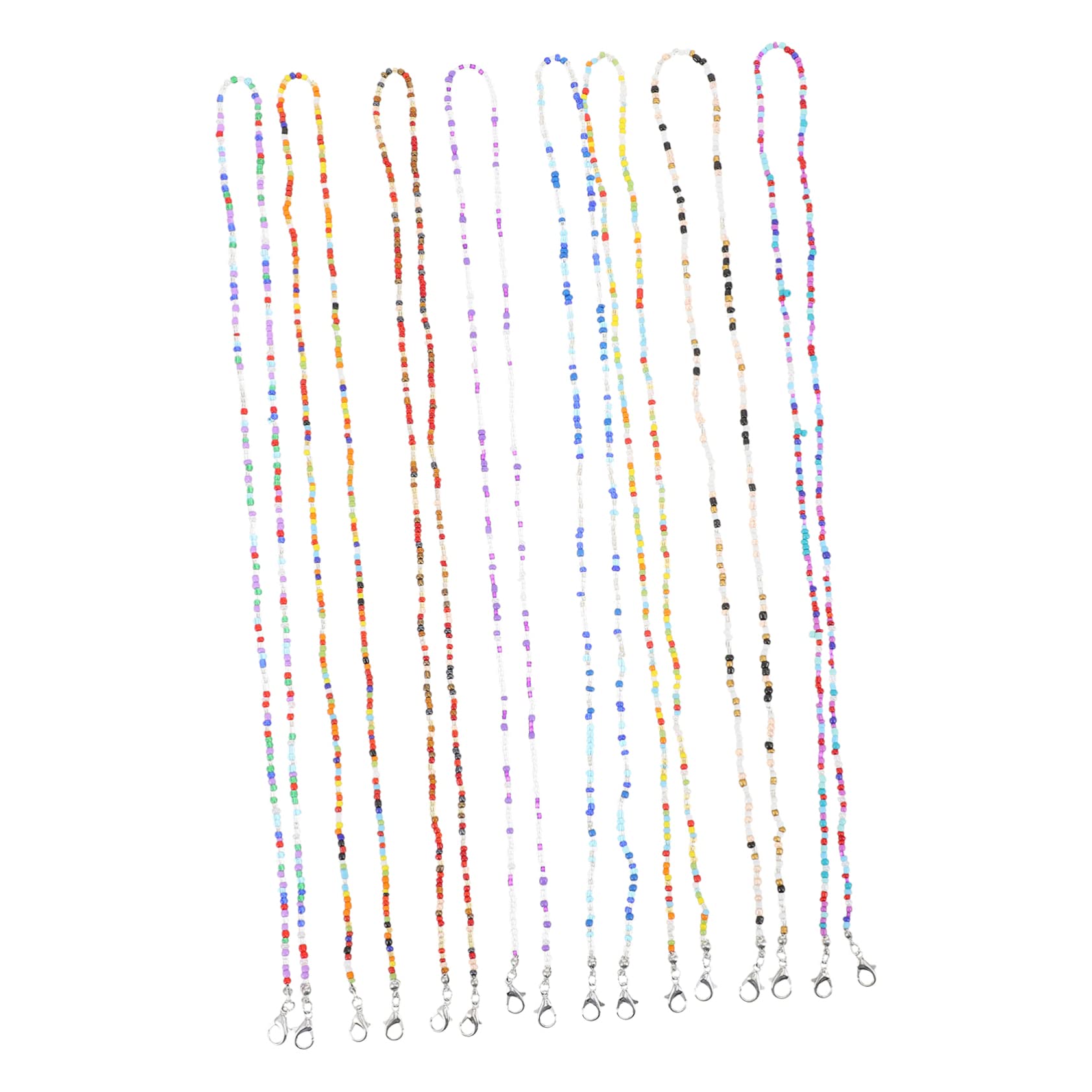 BESPORTBLE Catena Di Occhiali Sopra Gli Occhiali Allaccia Per I Anti Cinturini Per Occhiali Unisex Catena Per Il Collo Degli Occhiali Perline Di