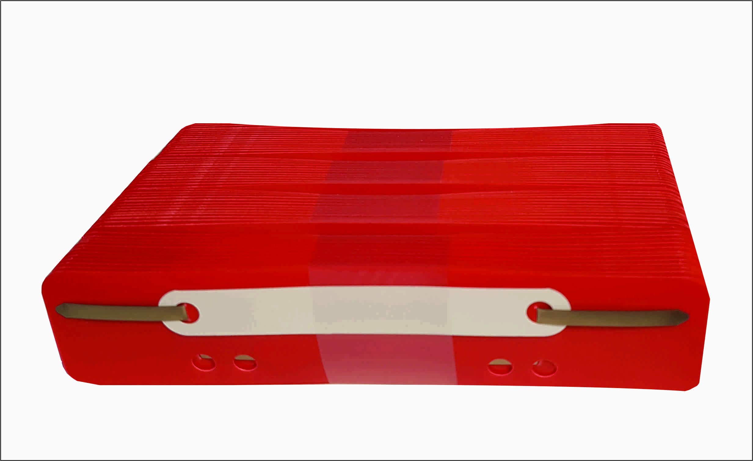 FILE Polypropylene Filing Strip with Plastic Cover Strip, red, Polypropylene, 150 x 34 mm