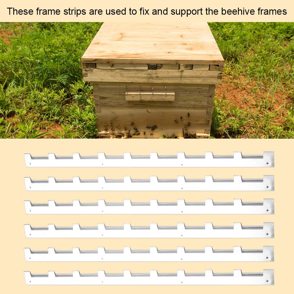 Lot 6 Entretoises Cadre Ruche Métal - Bandes D'Espace Apiculture, Outils Durables Pour Boîtes Et Cadres D'Apiculteur